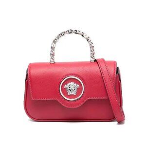 Versace La Medusa Mini Crossbody Bag - Red